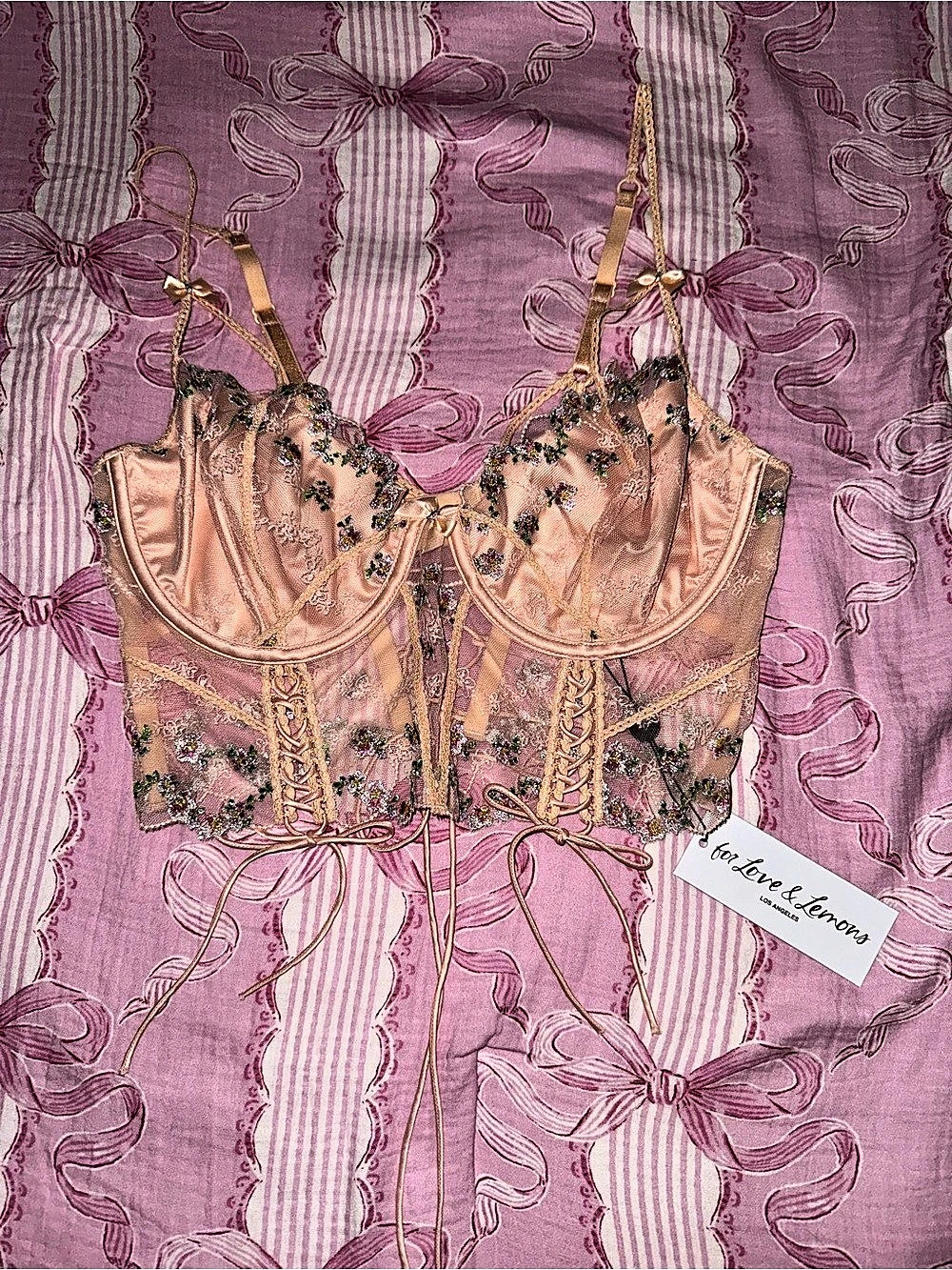 For Love & Lemons Bustier NWT
